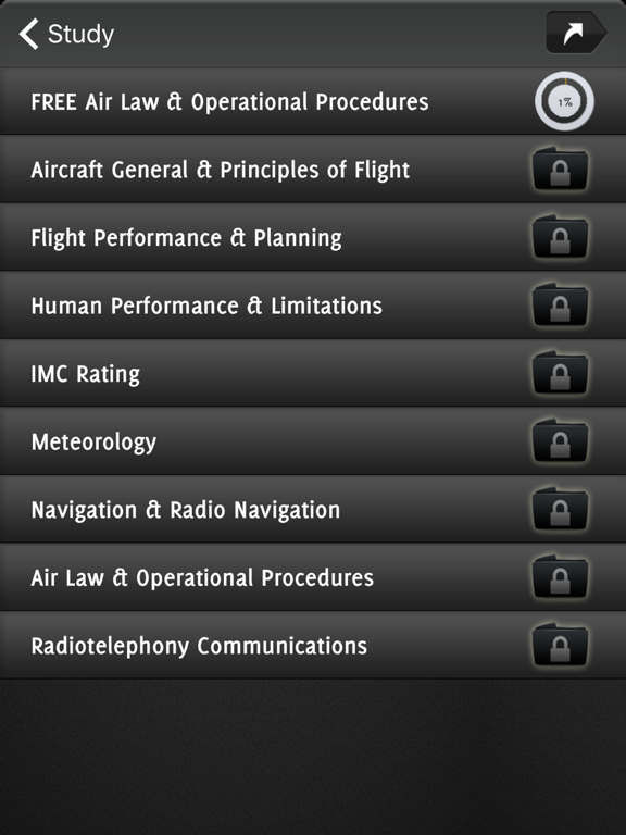 EASA Pilot Exam Prep (LAPL) iPad screenshot
