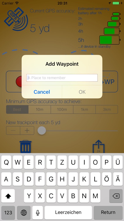 GPX Recorder - GPS Tracker for outdoor activities