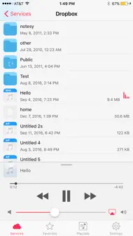 Waver Cloud Music Player iphone bilder 1