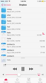 Waver Cloud Music Player screenshot