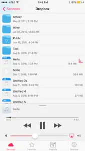 Waver Cloud Music Player screenshot #2 for iPhone