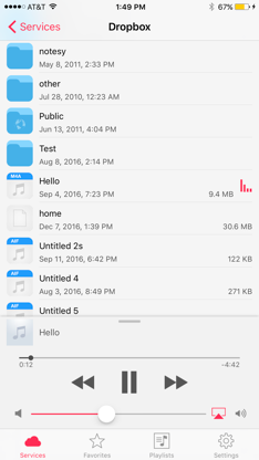Waver Cloud Music Player screenshot 2