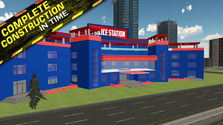 City Construction Police Station & Builder Sim 3d screenshot-3