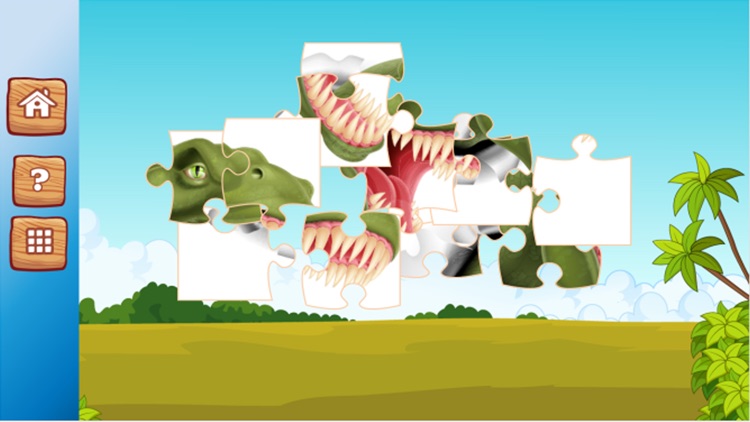Cute Dino Train Jigsaw Puzzles for Kids screenshot-3