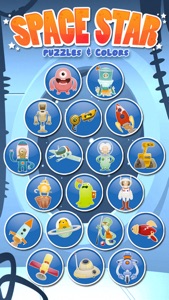 Space Star Kids and Toddlers Puzzle Games For kids screenshot #3 for iPhone