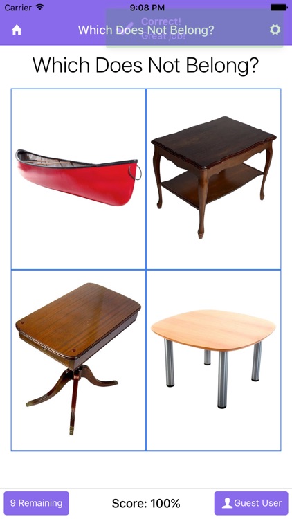 ABA Problem Solving - Which Doesn't Belong Game