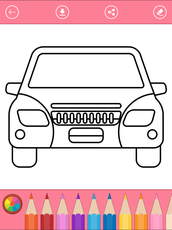 Screenshot #5 pour Livre de Coloriage Avec des Véhicules, Voitures