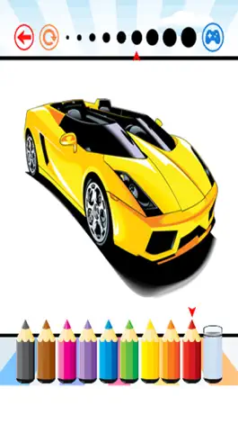 Game screenshot Race Cars Coloring Book - Activities for Kid apk