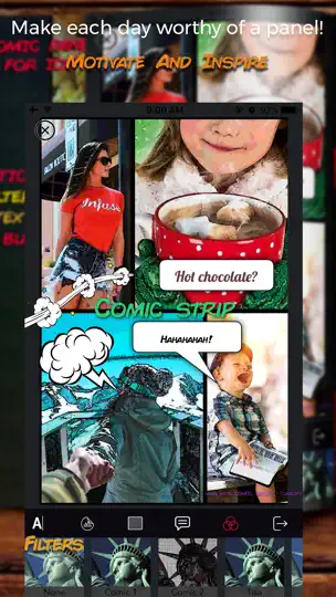 Captura de pantalla de Comic Strip - Comic Maker en iPhone 3