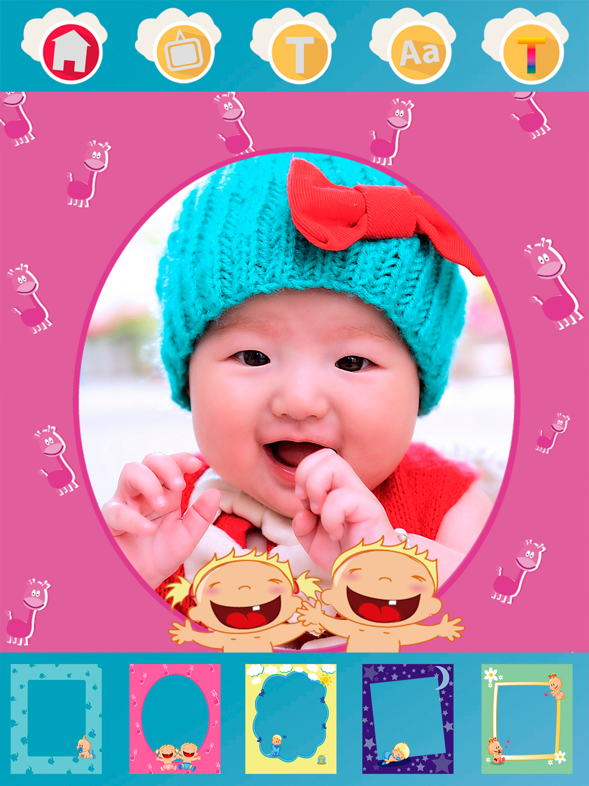 Baby photo frames – Photo editor for kids screenshot 7