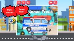 street vehicles jigsaw puzzle games for kids iphone screenshot 2