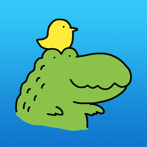 Baby Green Alligator Sticker