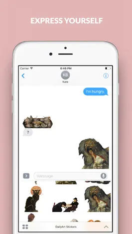 Game screenshot DailyArt Best Art History Stickers For Your Life apk