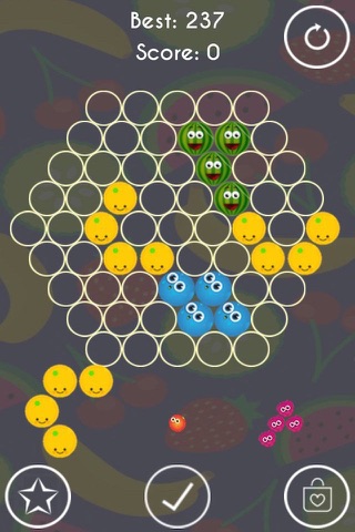 Hex Match - Hexagonal Fruits Hex Matching Game screenshot 2