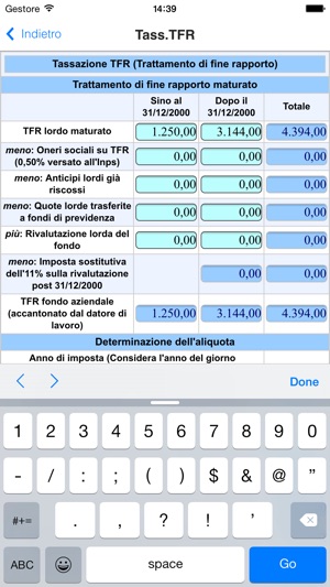 Calcoli IRPEF(圖5)-速報App