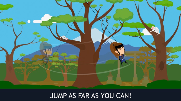 Climbing Ninja Rope Swing Fly screenshot-3