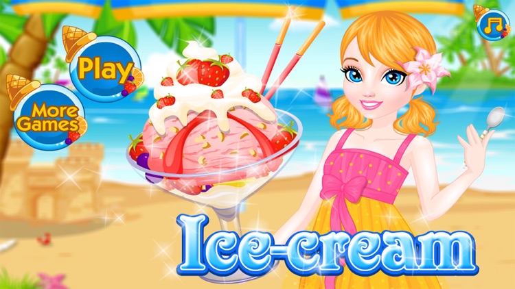 Ice Cream Maker Chocolate Cooking Games for Girls