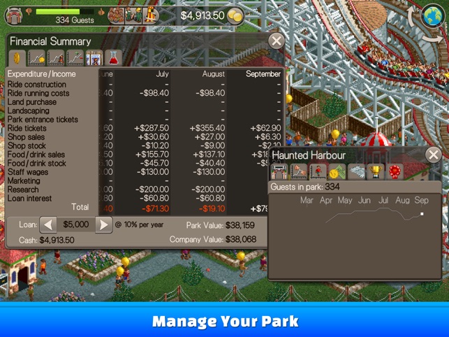 Review: RollerCoaster Tycoon Classic (Apple iPad) – Digitally Downloaded