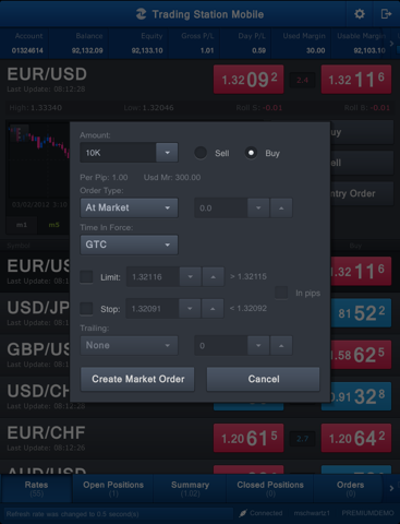 FXCM Trading Station for iPadのおすすめ画像5