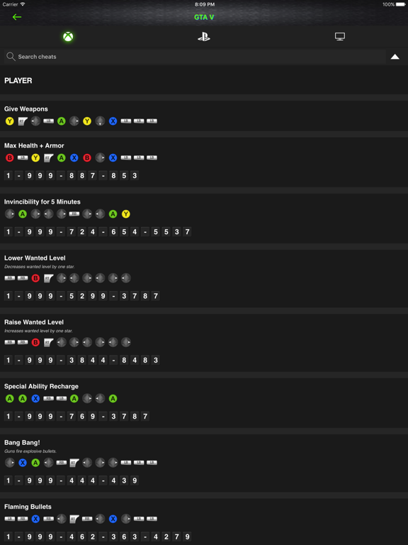 Cheats for GTA V - All Series Codesのおすすめ画像2