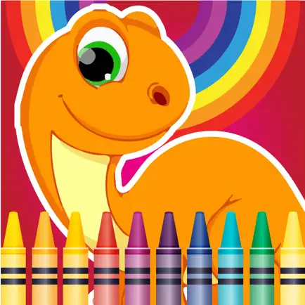 Dinosaurs Village coloring page for boys Edition Читы