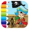 Free Coloring Book Games Pirate For Kids Version