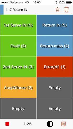 Captura de pantalla de Dartfish EasyTag en iPhone 1