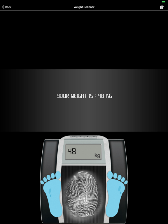 Screenshot #6 pour Weight Finger Scanner Prank