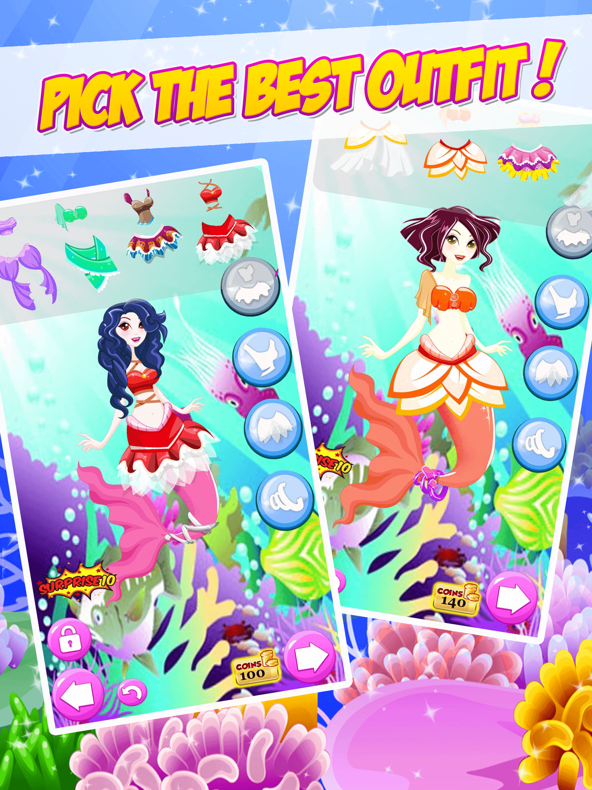 The Princess Mermaid Dress Up Games screenshot 9