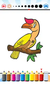 Bird Coloring Book - Activities for Kid screenshot #2 for iPhone