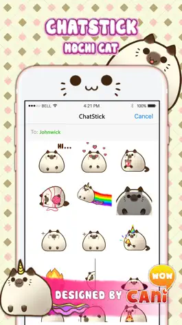 Game screenshot Mochi Cat Stickers for iMessage mod apk