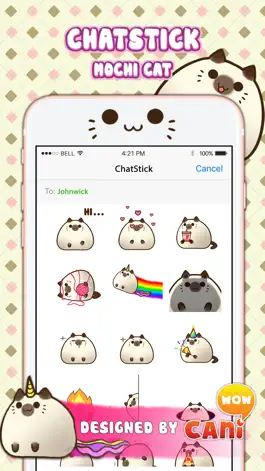Game screenshot Mochi Cat สติกเกอร์ สำหรับ iMessage mod apk