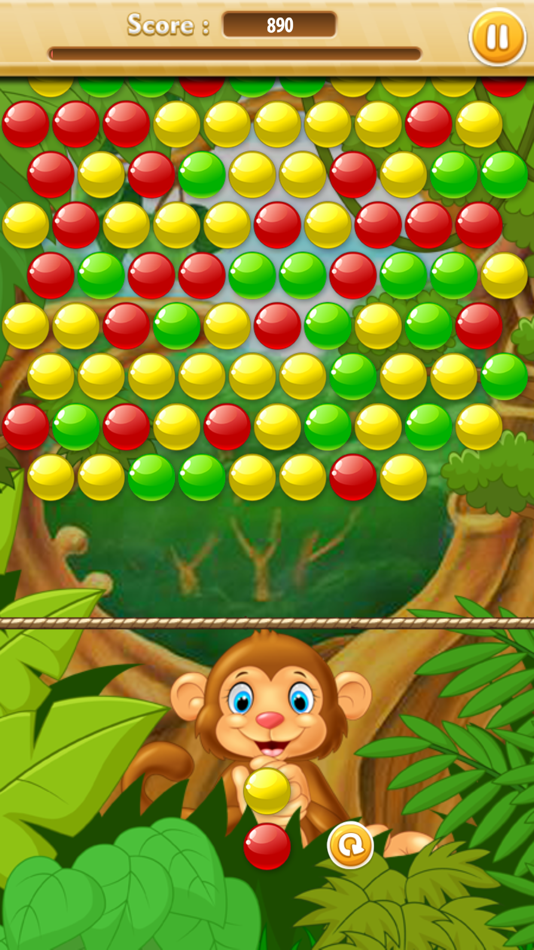 #1. Bubble Bona - Monkey burst bubble (iOS) 由: Vadim Shendrikov