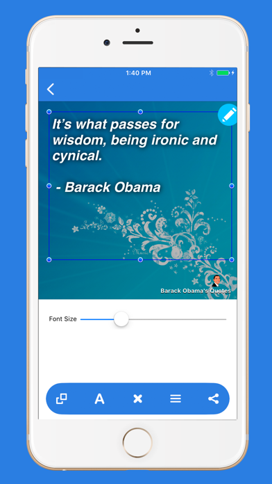 Screenshot #3 pour Barack Obama's Quotes