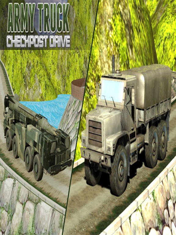 Army Truck Checkpost Drive 2017 Pro iPad screenshot
