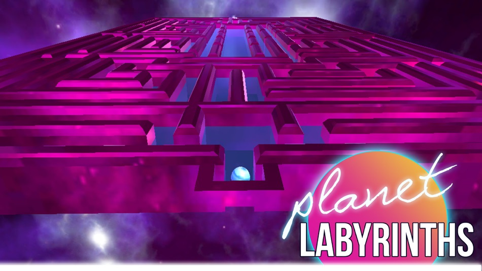 #4. Planet Labyrinth - 3D space mazes game (iOS) By: Bonifacio Melero