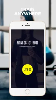 butt & leg 101 fitness - free workout trainer iphone screenshot 1