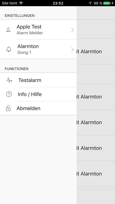 Screenshot #2 pour Alarm Melder