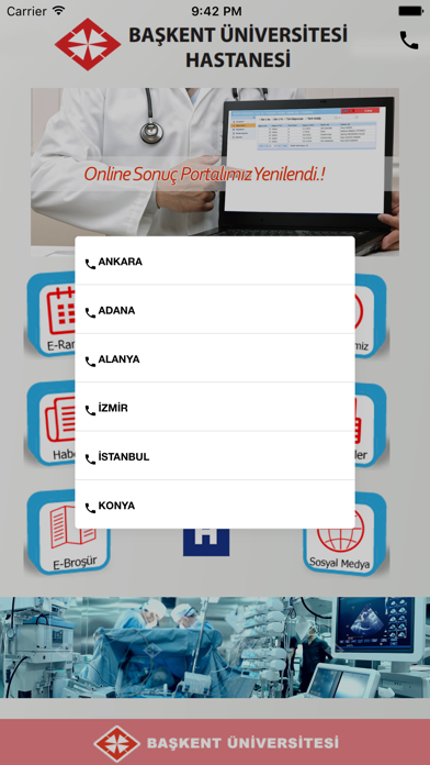 Screenshot #2 pour Başkent Üniversitesi Hastaneleri
