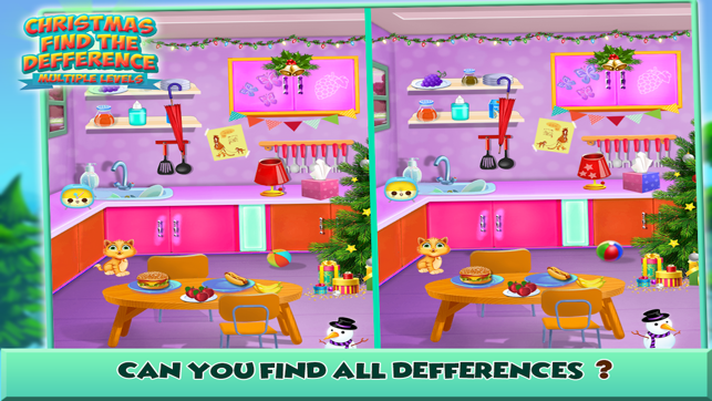 Christmas Find The Difference Multiple Levels(圖2)-速報App