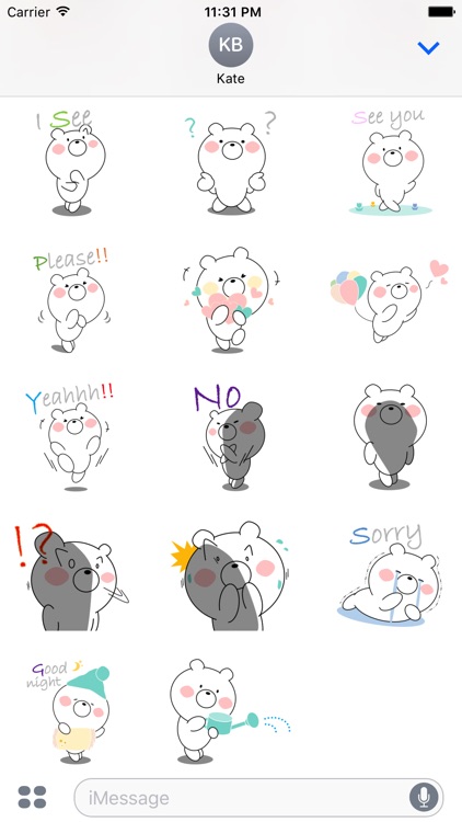 Bear message