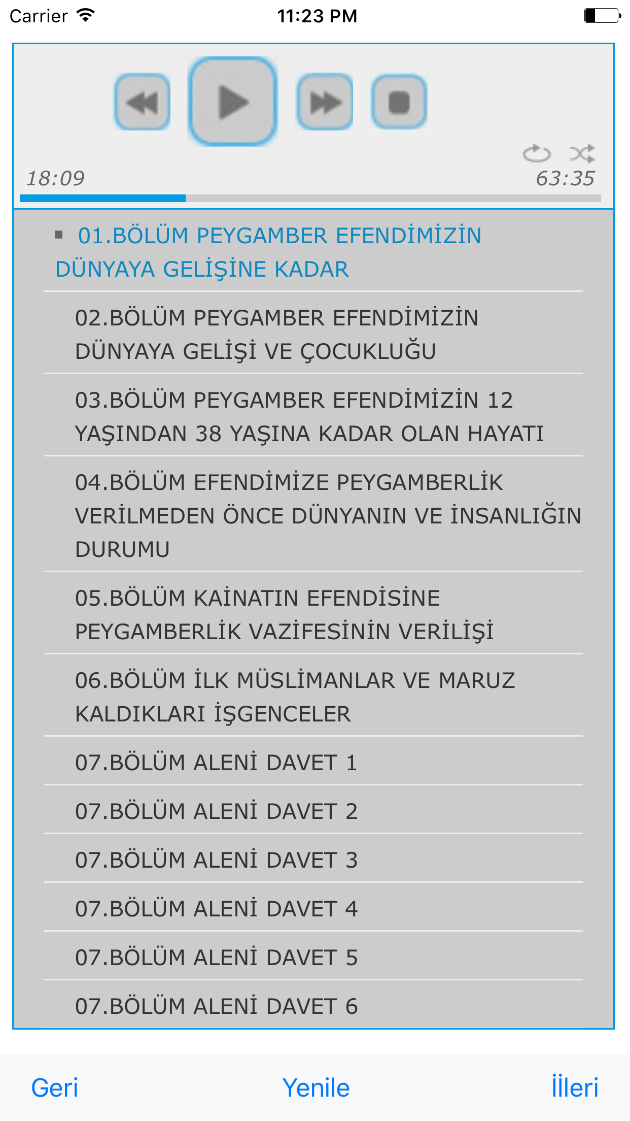 Siyer Sınavı Uygulaması screenshot 3