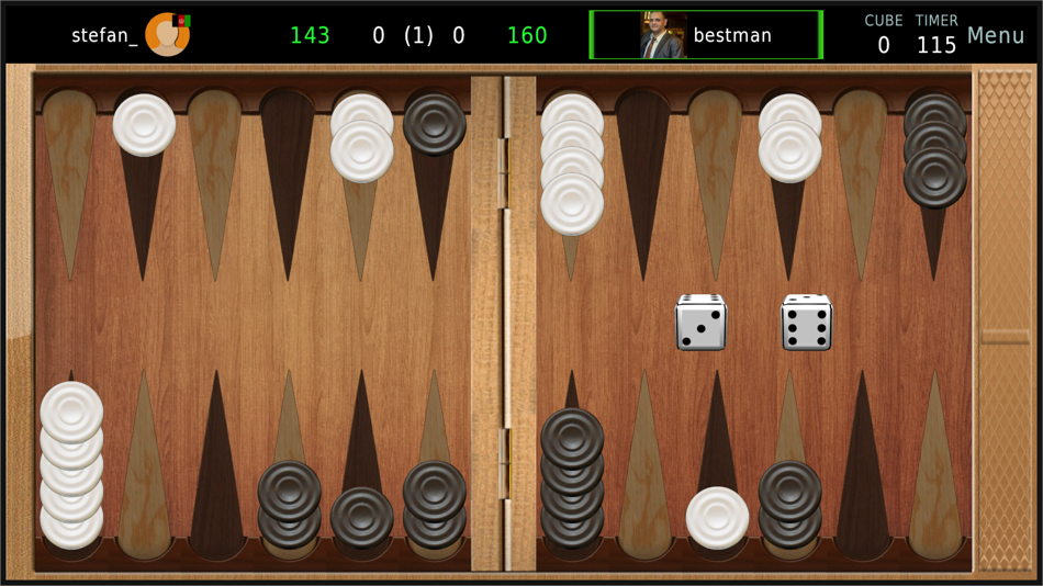 #2. Backgammon Reloaded (iOS) 由: Catalin Stan