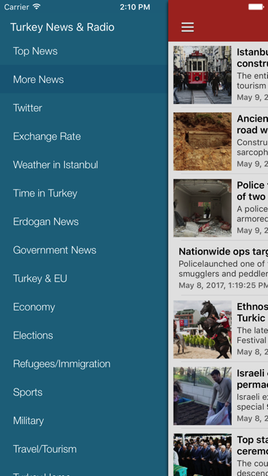 Screenshot #2 pour Turkey News Today in English & Turkish Radio