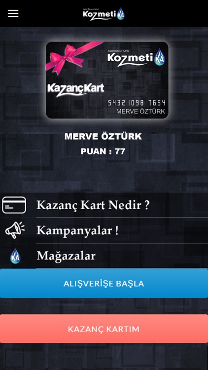 Kazanç Kart