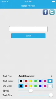 scroll 'n roll text scrolling iphone screenshot 3