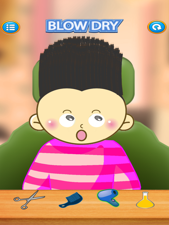 Intellectual Games/Black hair cut iPad screenshot