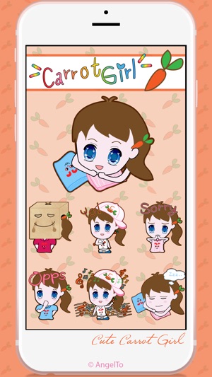 Cute Carrot Girl(圖3)-速報App
