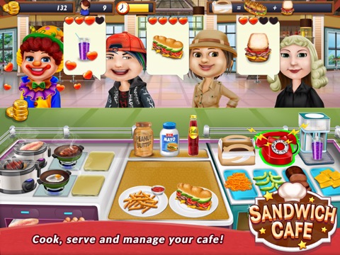 Sandwich Cafe Game – クッキングゲームのおすすめ画像2