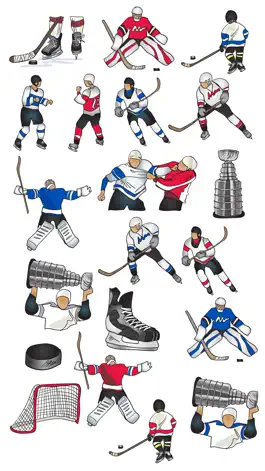 Game screenshot Hockey Sticker Set mod apk